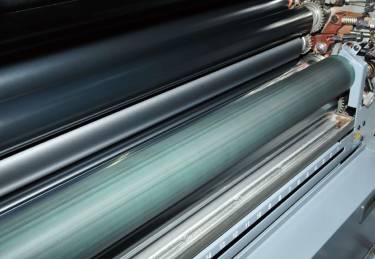 不干膠印刷膠輥為什么兩端容易磨損