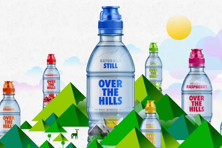 礦泉水不干膠標(biāo)簽設(shè)計佳作欣賞