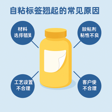 不干膠標(biāo)簽起翹的常見原因與解決方案｜避免